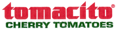 Tomacito cherry tomatoes logo with transparent background